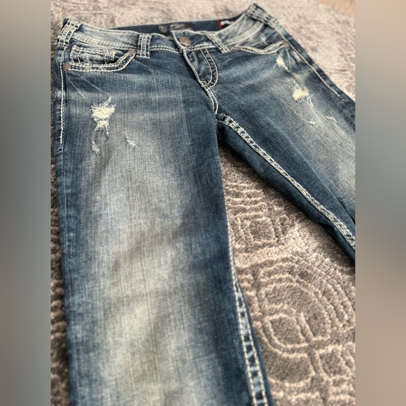 Silver Jeans Suki Mid Capri Size 27 - Picture 2 of 6